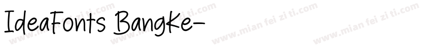 IdeaFonts BangKe字体转换
